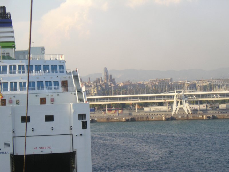 Escenarios de novela VIII. Los puertos de La Tumba del héroe: Civitavecchia y Barcelona.